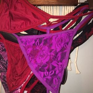 NWT & NWOT 6 pairs of thong panties XL-XXL